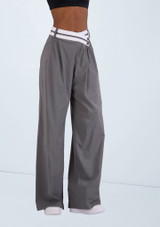 Weissman Belted Detail Suit Pant Grey [Grey]