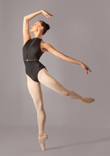 Move Dance Rosie Halterneck Lace Leotard Black Front 2 [Black]