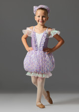 Jelly Fish Dress & scrunchie Lilac Front [Purple]