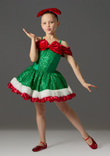Jolista Mistletoe Magic Costume Red-Green Front 4 [Red]