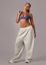 Move Dance Tatiana Dance Crop Top Navy Blue Front 3 [Blue]