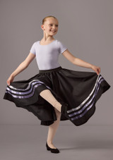 Move Dance Character Skirt Purple Front 6 [Purple]