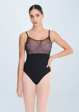 Intermezzo Idaira Strappy Leotard Black Front [Black]