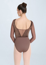 Intermezzo Iseult Long Sleeved Leotard Mink Back 3 [Brown]