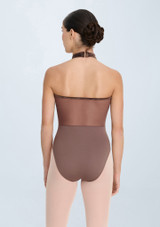Intermezzo Iris Halterneck Leotard Mink Back 2 [Brown]