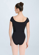 Intermezzo Idris Cap Sleeve Leotard Black Back 2 [Black]