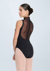 Intermezzo Ingrid Zip Leotard Black Back 2 [Black]