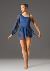 Jolista Enchanted Hearts Lyrical Costume Navy Blue Front 2 [Blue]