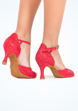 Rummos Opal Dance Shoe 2.75" - Red Red 2 [Red]
