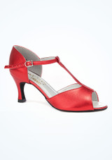 Dancesteps Jade Dance Shoe 2.5" Red [Red]