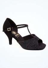 Supadance Lila Dance Shoe 2.5" - Black Black Main [Black]