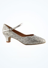 So Danca Dinah Dance Shoe 1.5" Silver Side [Silver]