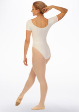 Grishko Short Sleeve Leotard White Back [White]