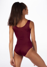 Alegra Shiny Senna Leotard Burgundy Main [Red]