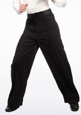 Move Dance Andre Mens Latin Trousers Black Main [Black]