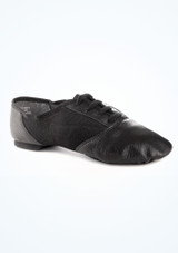 Capezio Suede Split Sole Jazz Shoe Black 2 [Black]