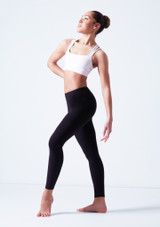 Move Dance Molly Footless Leggings Black Front 2 [Black]