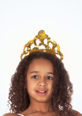 Large Sequin Tiara Gold Main [Gold]