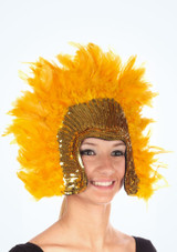 Deluxe Feather Headdress Yellow Main 2 [Yellow]