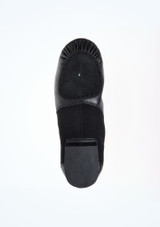 Move Leather Split Sole Jazz Shoe Black 2 [Black]