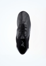 Move Leather Split Sole Jazz Shoe Black Top [Black]