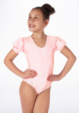 Alegra Girls Shiny Rosalie Leotard Party Pink Main [Pink]