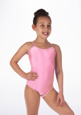 Alegra Girls Shiny Cleo Leotard Party Pink Main [Pink]