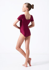 Alegra Girls Shiny Melody Leotard Kingfisher Main [Blue]