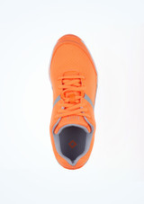 Bloch Element Dance Sneaker - Orange Fluorescent Orange Front [Orange]