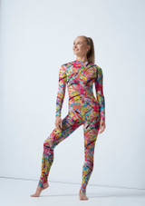 Alegra Patterned Aspen Catsuit ACT Front 7 [Patterned]