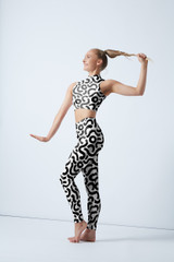 Alegra Patterned Footless Leggings Patterned [Patterned]