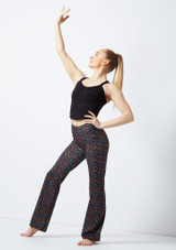 Alegra Patterned Jazz Pants Patterned Front 2 [Patterned]