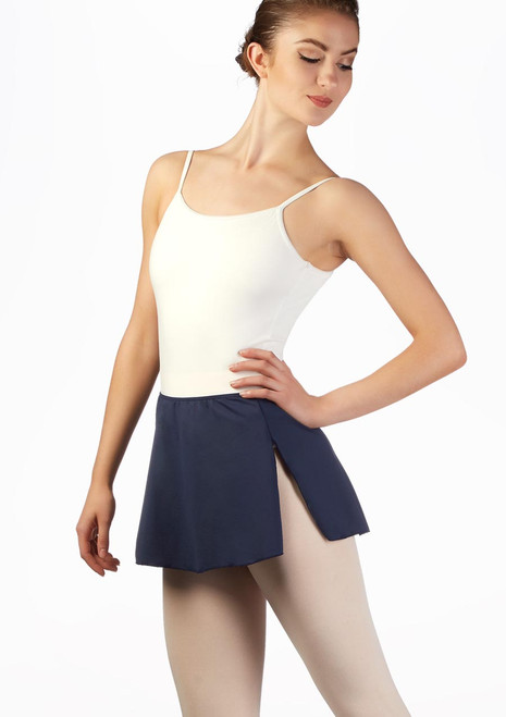 Ballet Rosa Pull On Skirt Blue Front [Blue]