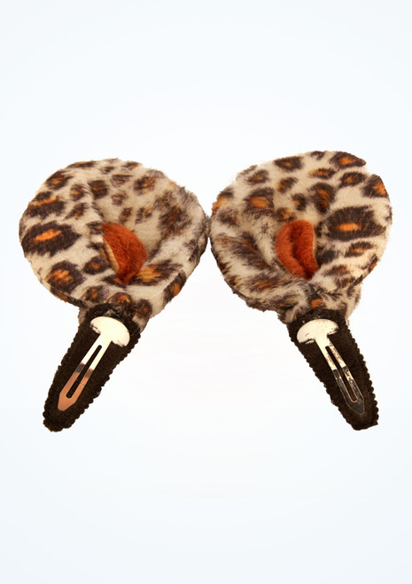Clip On Leopard Ears Multi-Colour front. [Multi-Colour]