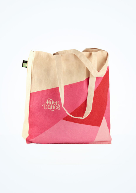 Move Dance Ethical Canvas Bag Pink Front [Pink]