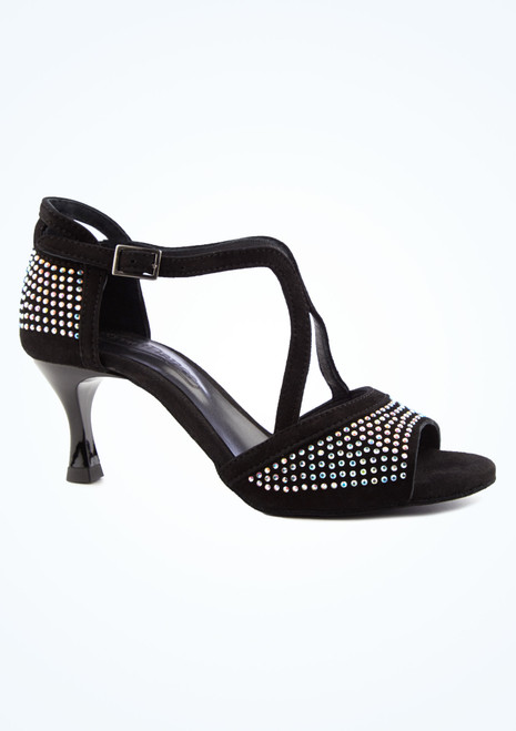 Port Dance Luana Dance Shoe 2" Black Top [Black]