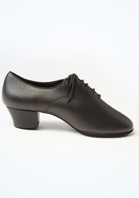 International Dance Shoes Mens MST FLEX Ballroom Shoes - 1.5" Black Side [Black]
