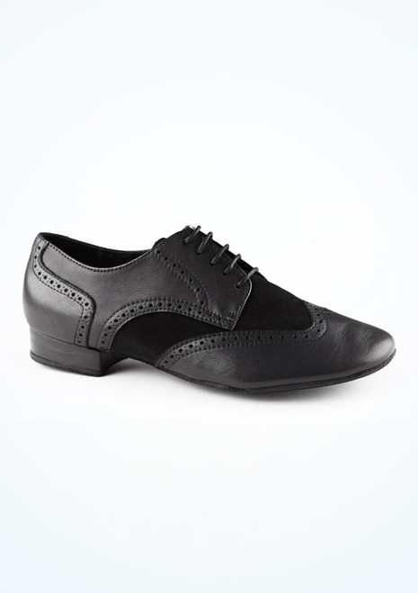 PortDance Mens 042 Tango Dance Shoe Black Side [Black]