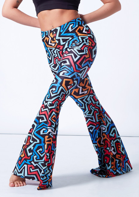 Alegra Patterned Phoebe Flared Leggings