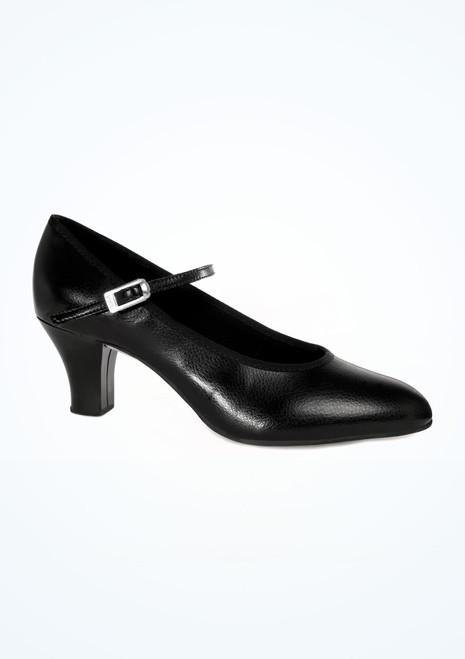 Bloch Kickline Character Shoe 2.5" - Black Black Main [Black]