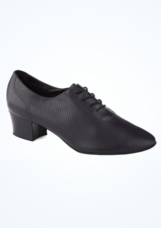 So Danca Lace Up Practice Shoe 1.5" - Black Black Main [Black]