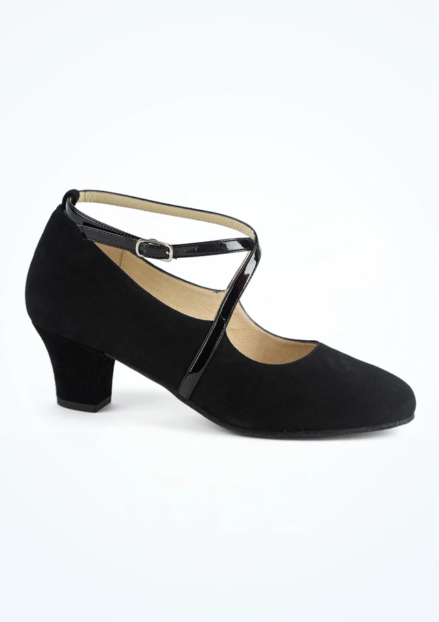 Werner Kern Tabea Suede Dance Shoe - 1.7" [Black]