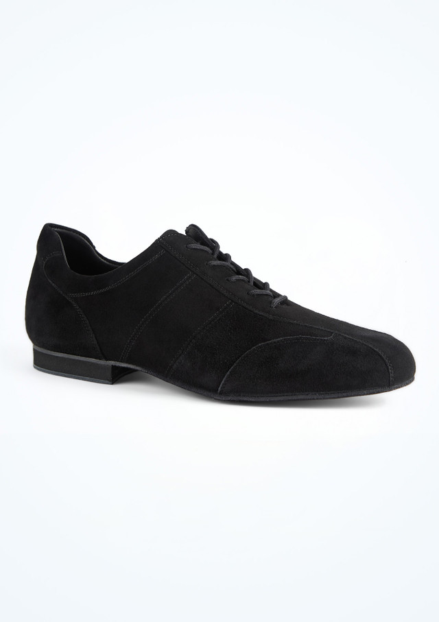Werner Kern Cuneo Suede Dance Shoe Black Side [Black]