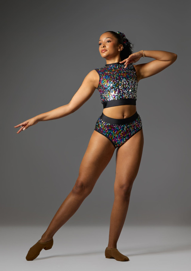 Jolista Lustre Sequin Costume Multi-Colour 78 [Multi-Colour]
