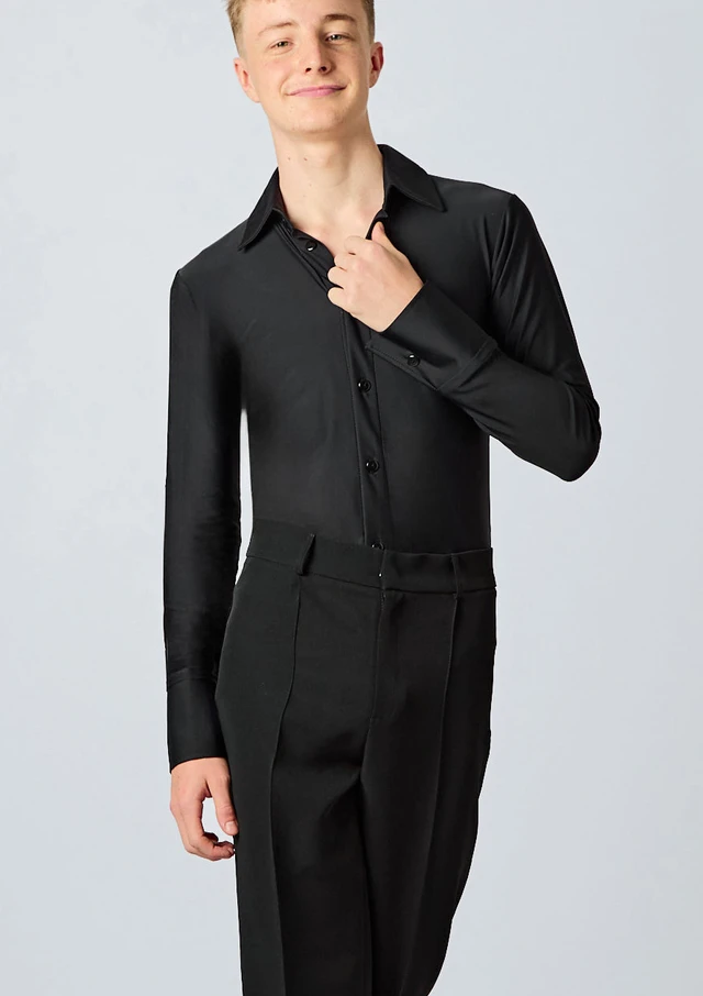 Intermezzo Bodycamil Men's Shirt Black Front [Black]