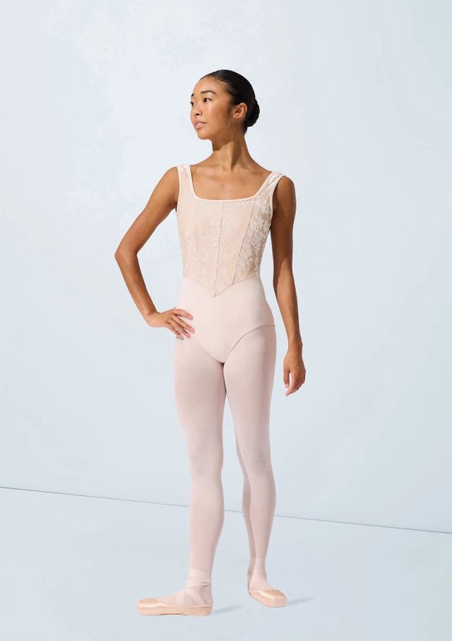 Capezio Cristobal Tank Leotard CYG Front [Tan]