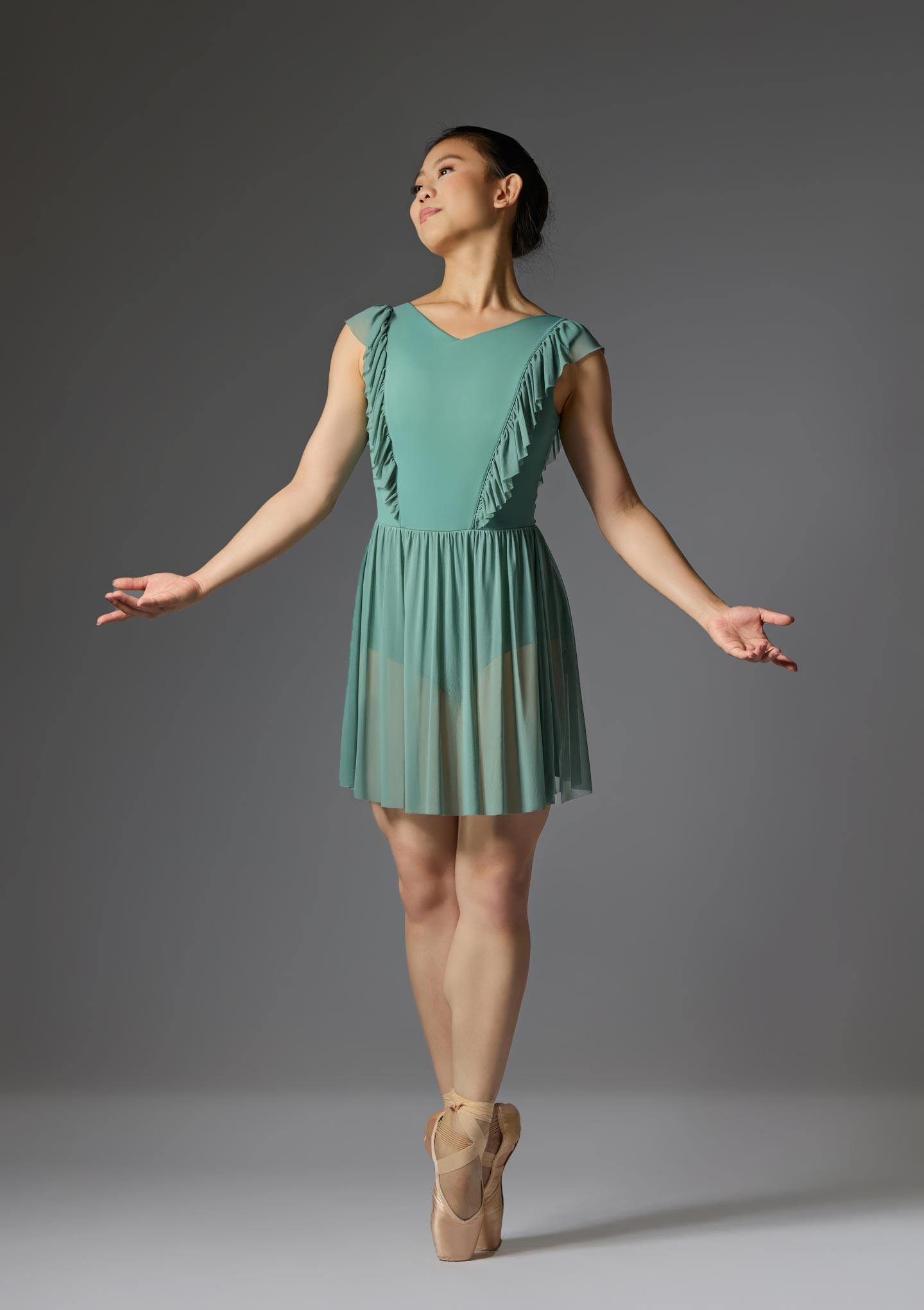 Jolista Wildflower Ballet Costume Juniper Green 146 [Green]