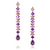 AMETHYST | TOURMALINE | DIAMOND | ONE-OF-A-KIND | EARRINGS | WHITE GOLD | RevaGold™