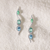 Tourmaline | Diamond | White Gold | Earrings | One-of-a-Kind | Limited Edition | Crystal Cove | Laguna | Adam Neeley