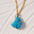 Sleeping Beauty Turquoise | Diamond | Yellow Gold | Necklace | Pendant | One-of-a-Kind | Limited Edition | Marina | Adam Neeley